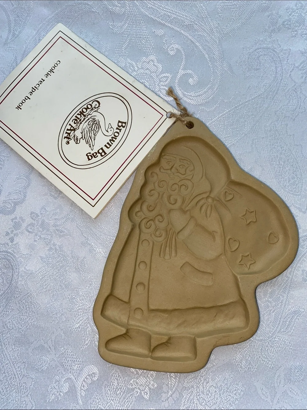 Vtg Brown Bag Cookie Art Hill Design Lot 6 Santa Heart Rocking Horse Molds